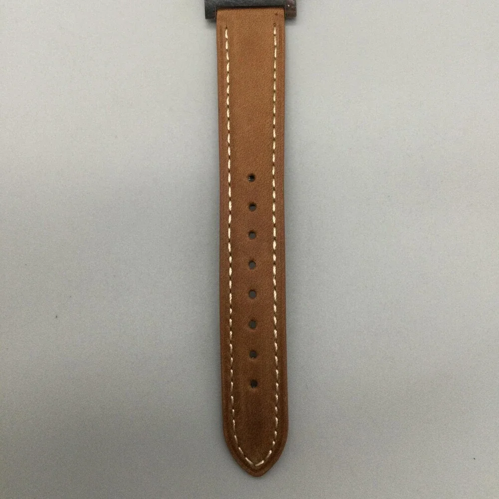 Fossil Innova Watch Women 24mm Date Silver Tone Brown Leather PR5169 New Battery